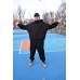 Спортивний теплий костюм оверсайз чорний
